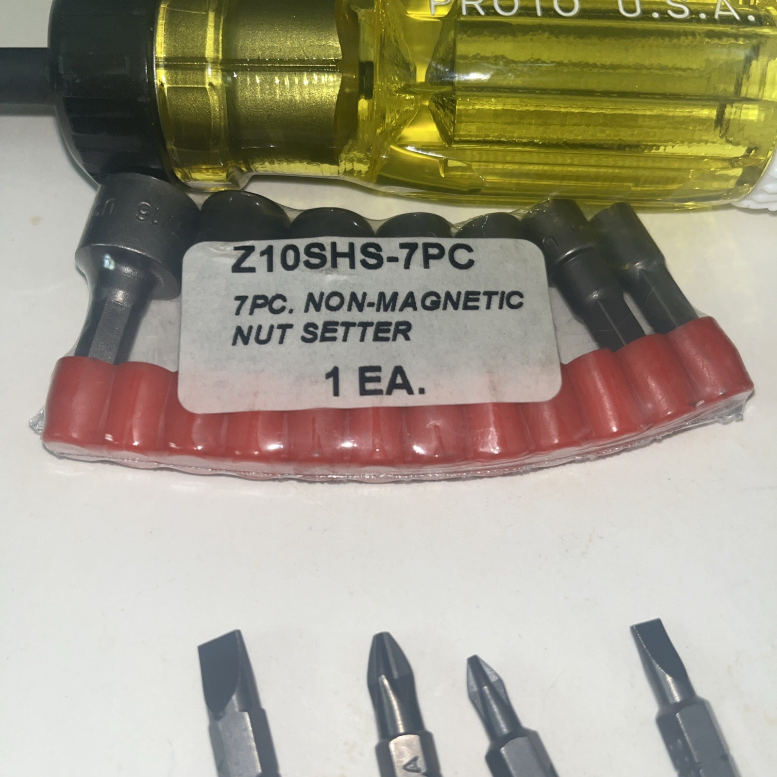 PROTO J9322 Multi-Bit Screwdriver, NumBits 11 4LV35