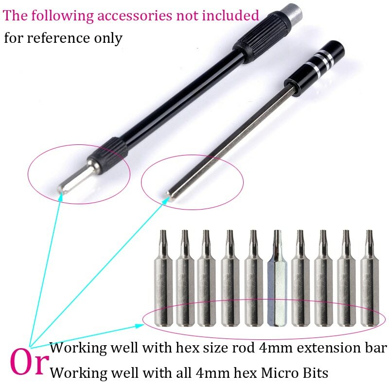9PC Screwdriver Set Torx for Computer Electronics Gadget Repair Star TR6 T9H TR9