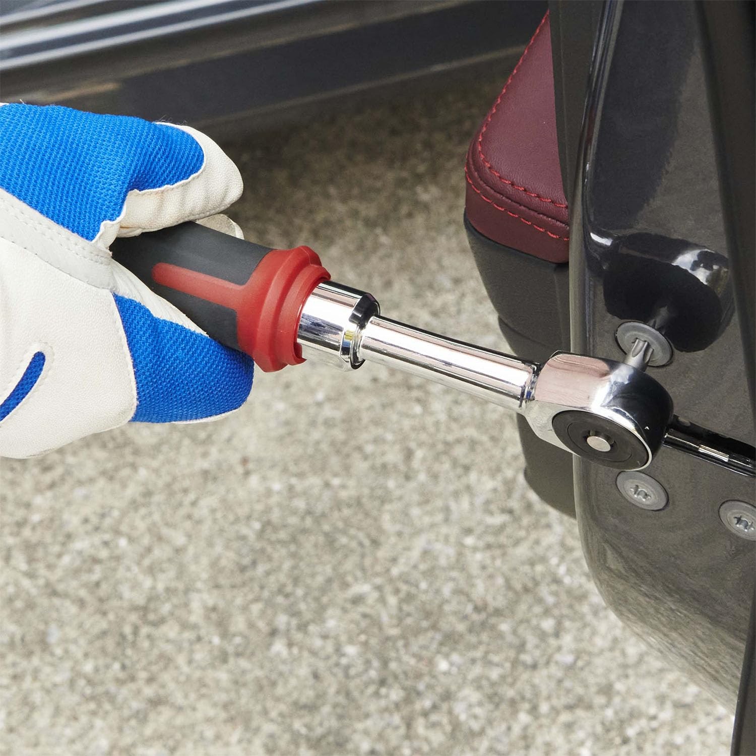 VESSEL 400ER3 Electric Slim Ratchet Handle Ratchet Wrench USB-Type C