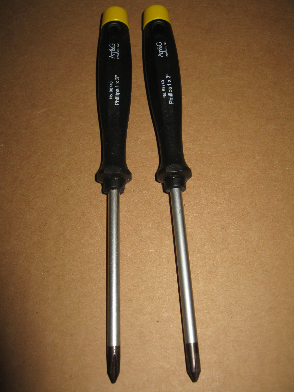 AT&G Company 98740 Phillips #1 Screwdriver 7″ Length Pack of 2
