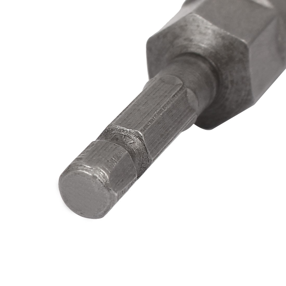 5 Pcs 81mm Length 1/4″ Hexagonal Deep Socket Nut Gray