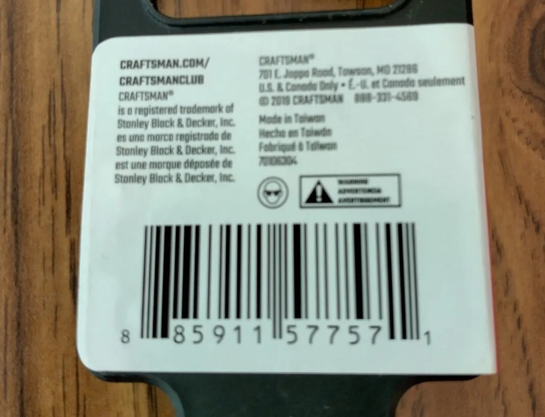 CRAFTSMAN Stubby Phillips Tip (PH#2 X 1.5″) Bi-material Handle, New