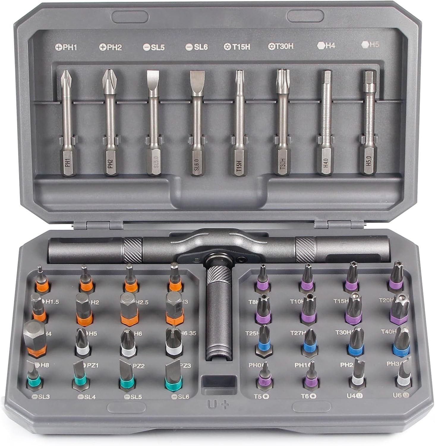 42 in 1 Magnetic Screwdriver Set Precision Ratchet T Handle DIY Repair Tool Kit