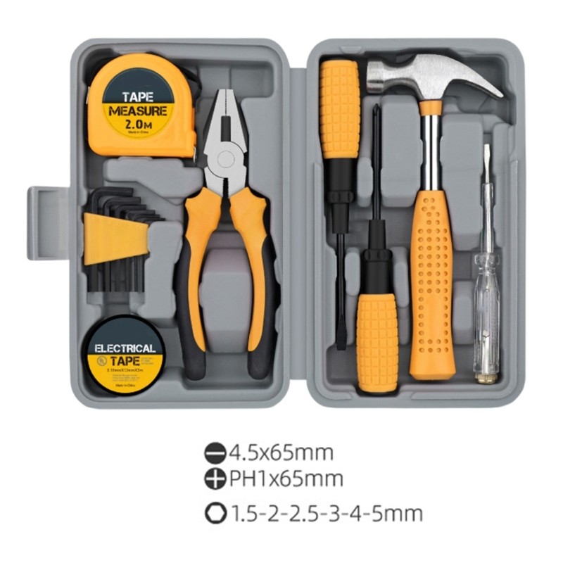 Essential Tool Collection Hexagonal Wrench Screwdriver Plier For Everyday Repair