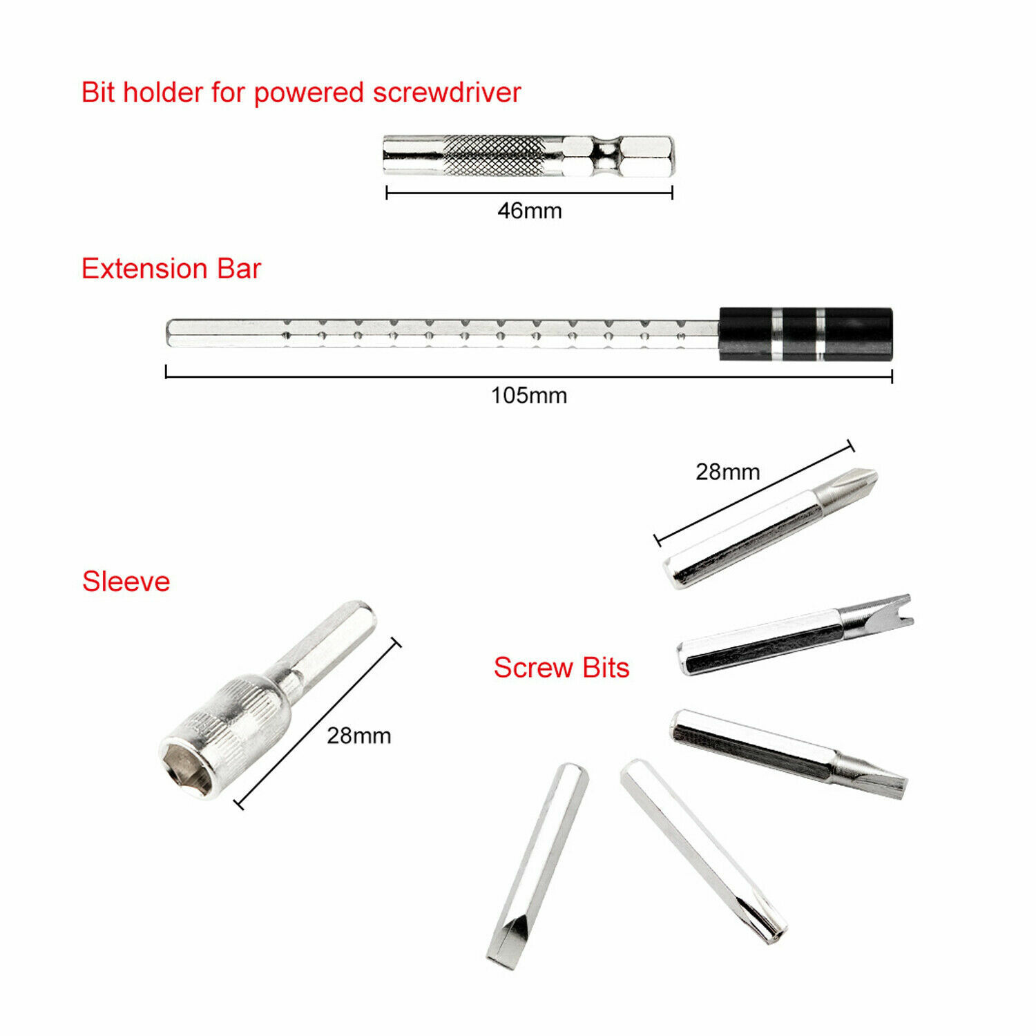 117pc Precision Screwdriver Set Jeweler Phillips Flat Head Magnetic Tips Hobby