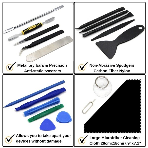 Repair tool for Macbook Laptop Tab Computer Cell Phone Spudger Metal Pry Kit Set