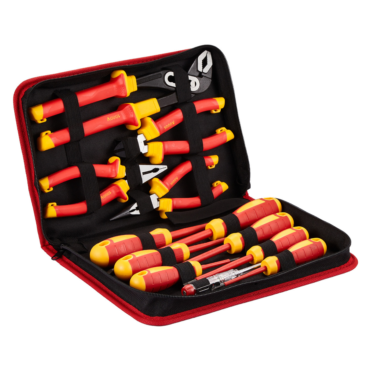 Insulated Screwdriver Set 12-Piece Insulated Tool Set for Electricians 1000V