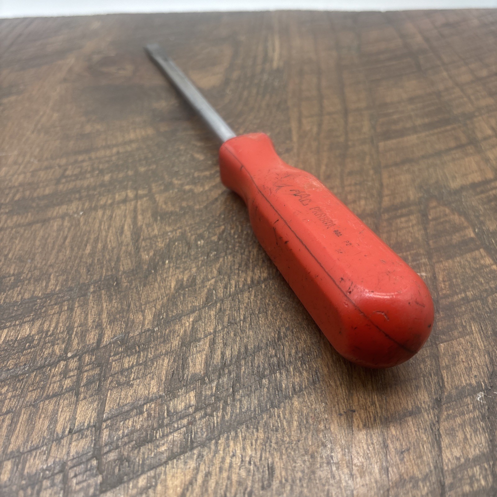 MAC Tools PKRB8AR Flat Head Slot Screwdriver Drive Driver USA Made Long 8″ Used