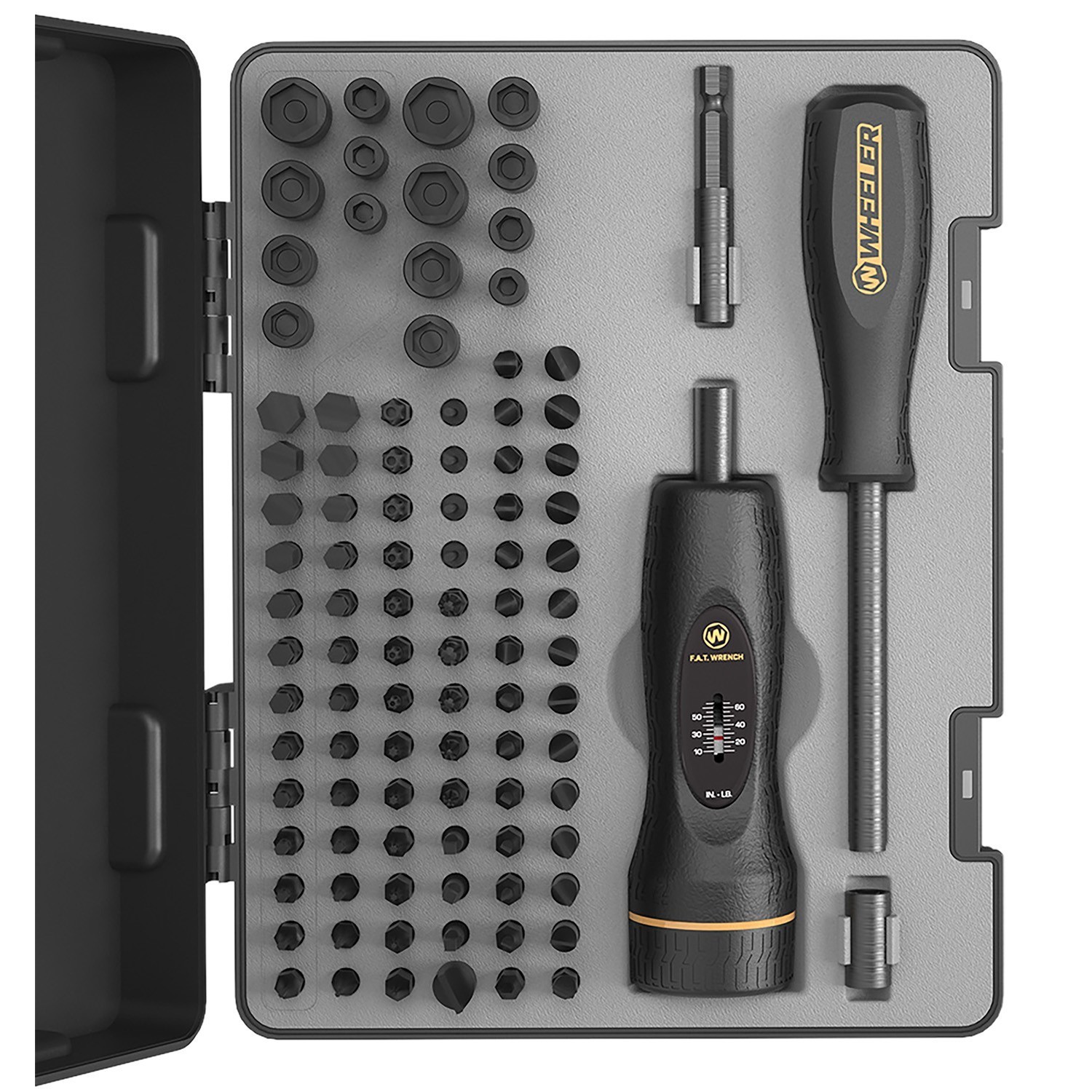 Wheeler 100-Piece Professional F.A.T. Wrench Screwdriver Set w/ Case #4001004