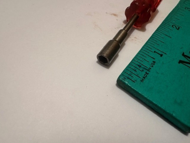 NOS- USA – VINTAGE NEW HUNTER 24G Mini Hex Nut Driver 5/32″ SAE