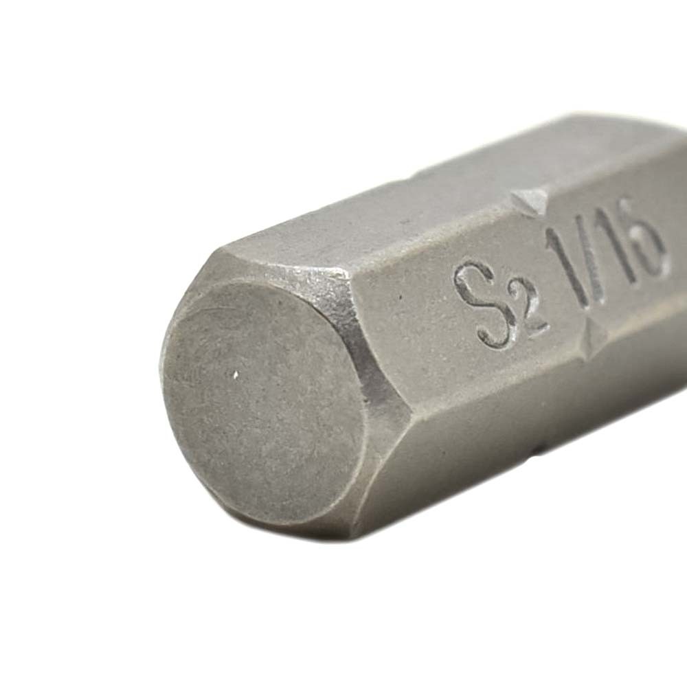 BH106-10PK Single End Hexagonal Screwdriver Bits – 1 Inch Long – 1/16 Hex – 10