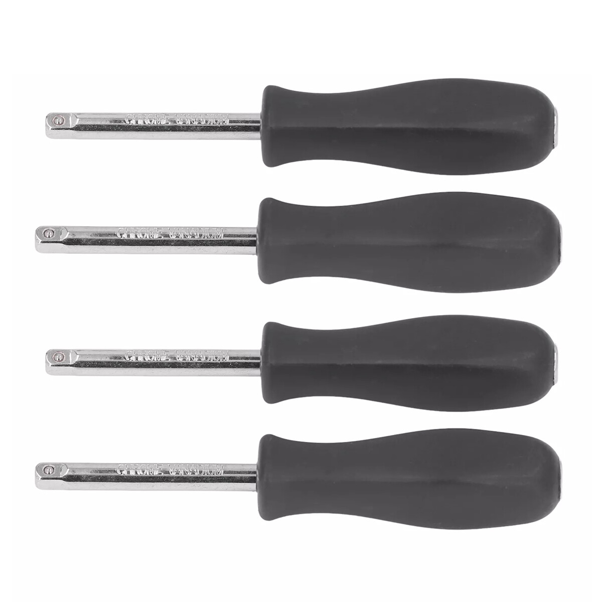 4 Pack 1/4″ Socket Driver Handle Standard with internal 1/4″ Female End Spinner