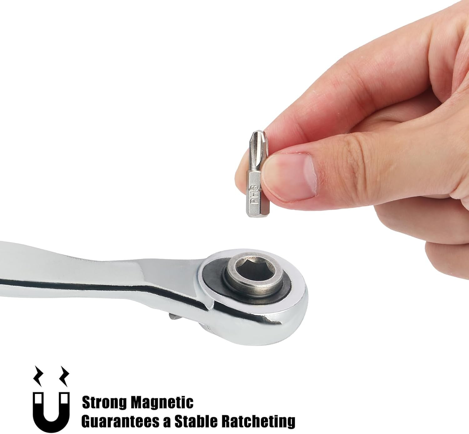 32 in 1 Ratchet Screwdriver Bit Set with Right Angle Offset 1/4″ High Torque Dri