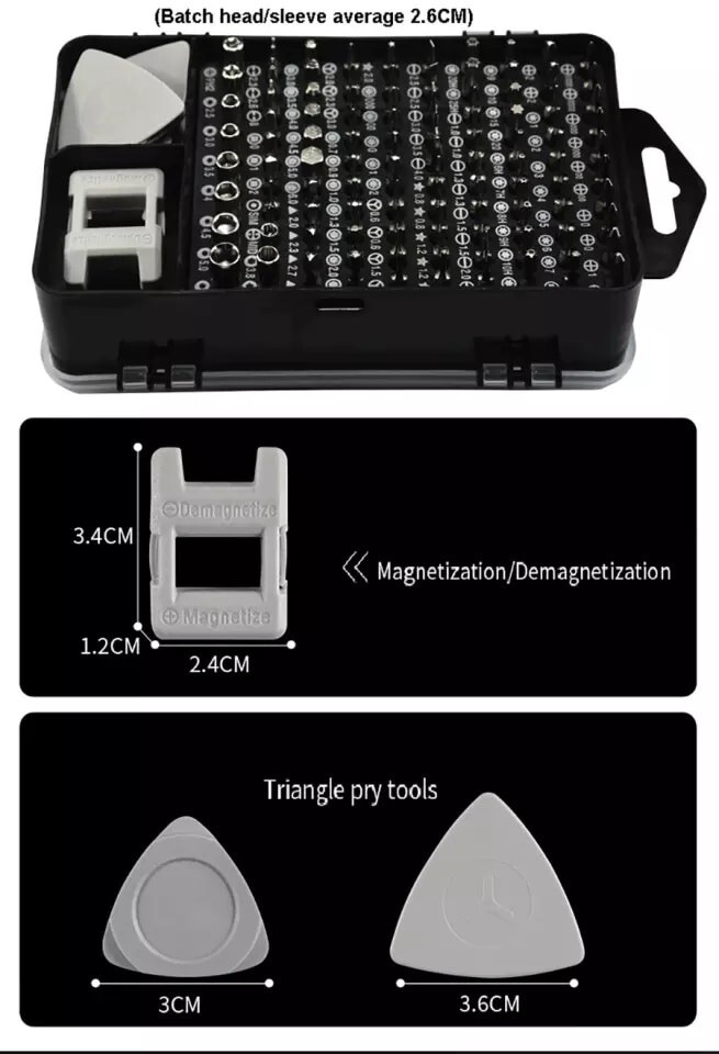Torx SLOTTED PHILIPS Cross Flathead Hex star Screwdriver Set Phone Laptop Repair