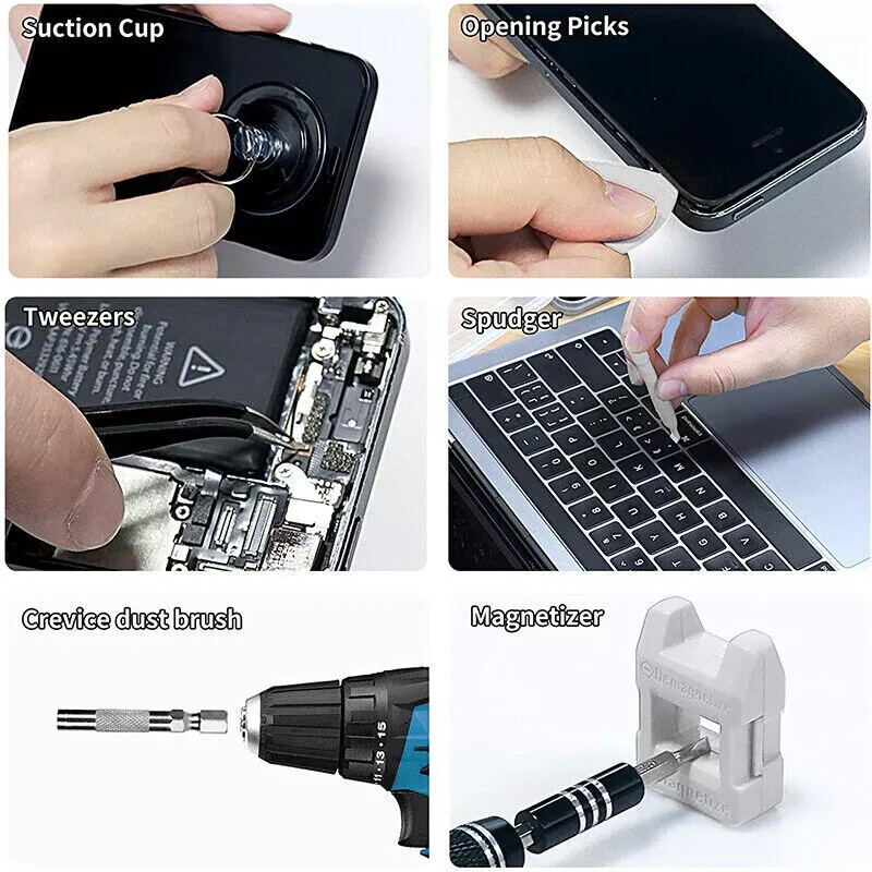 117 in 1 Precision Mechanical Screwdriver Set Magnetic Repair Tool Kit HandWork