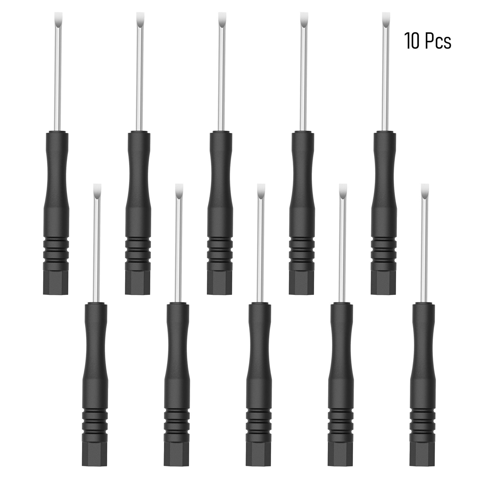 FOCMKEAS 10PCS Mini Slotted Screwdriver, 3mm Flat Head for Watch Eyeglasses E…