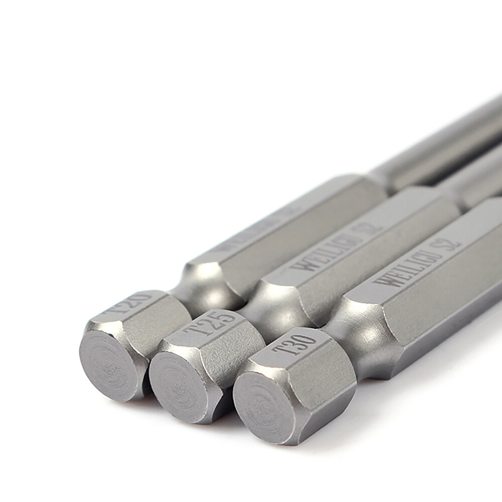 HKDZ Torx Screwdriver Bits T3,T4,T5,T6,T7,T8,T9,T10,T15,T20,T25,T27,T30,T40-T50