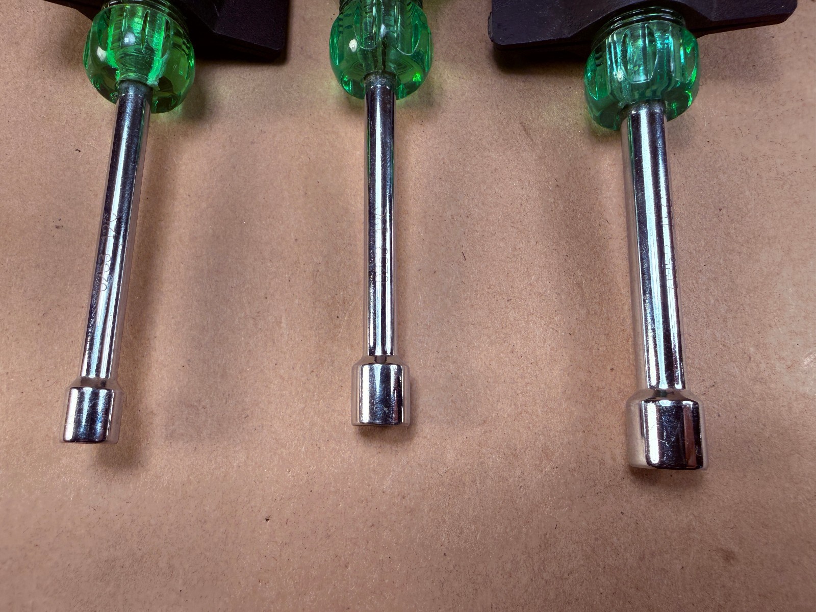 Greenlee 3 pc Nut Driver Set 0253-12C 0253-13C 0253-15C 1/4″ 5/16″ 3/8″