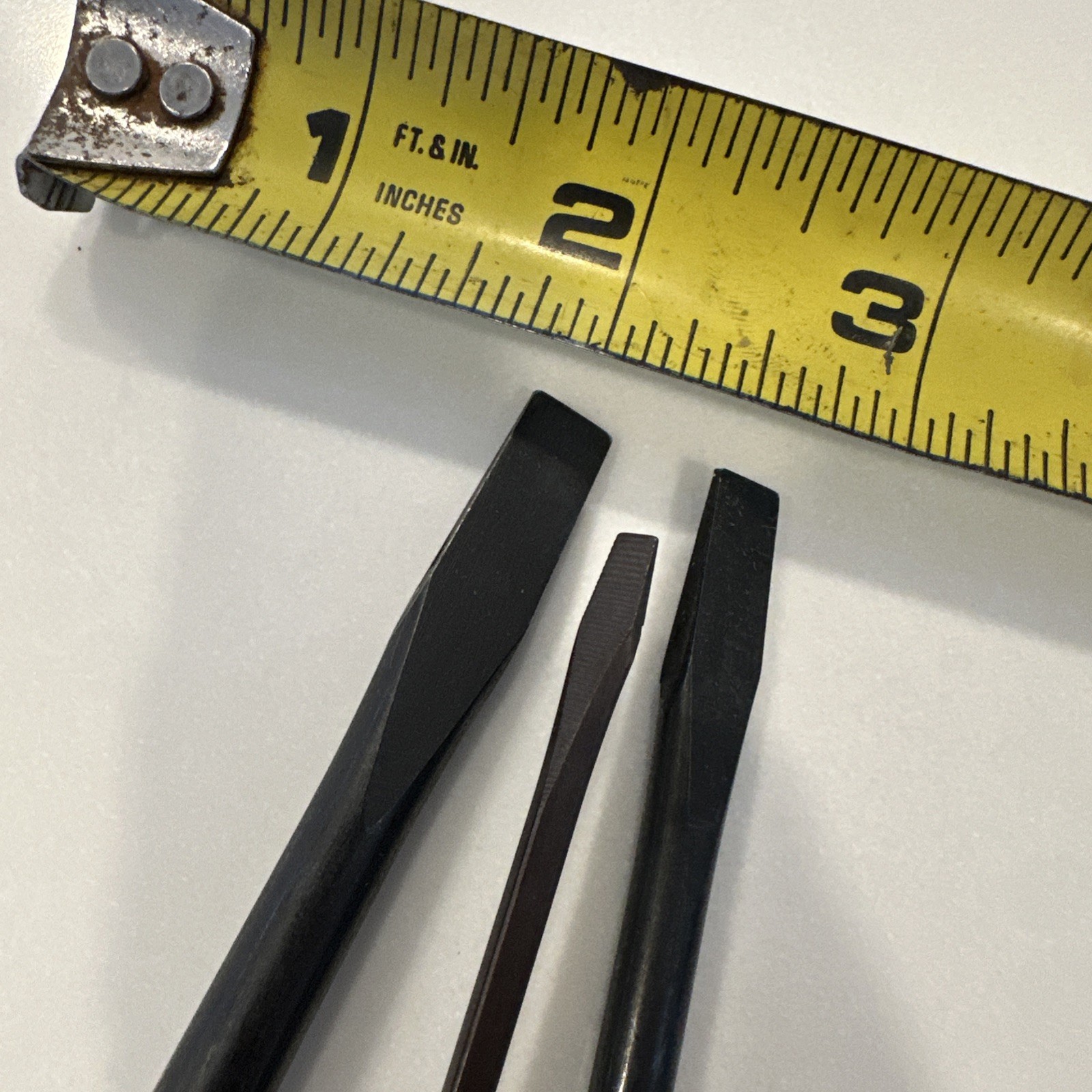 Wilde Tools 3 Piece Flathead Slotted Screwdriver Set Made In The USA