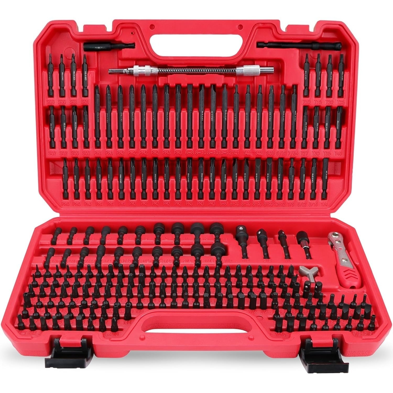 232-Piece Ultimate Screwdriver Bit Set, Cr-V Impact Driver Bit Set Includes