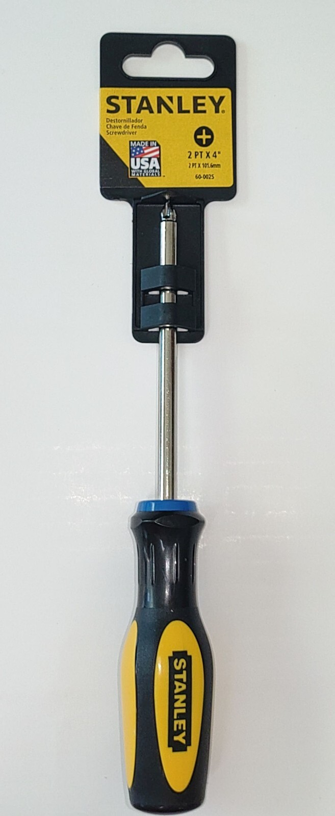 Stanley 60-002 Standard Fluted Phillips Tip Screwdriver 2 Point X 4″