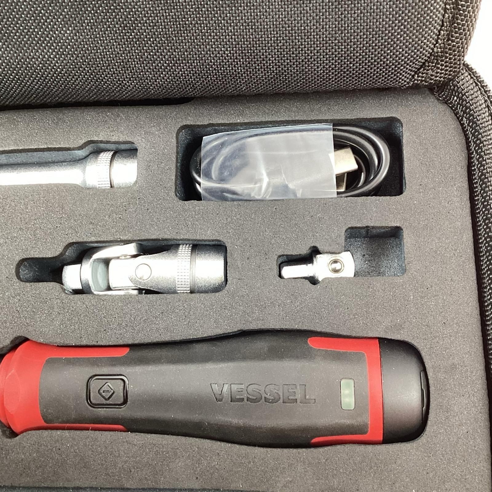 VESSEL 400ER3-1M Electric Ratchet Set USB-C Rechargeable 31pcs Japan Tool