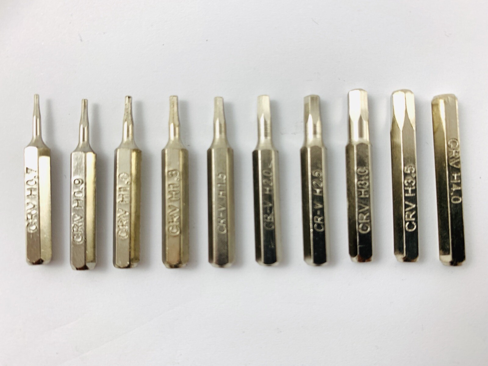 HEX Screwdriver Bits Set H0.7 0.9 1.0 1.3 1.5 2.0 2.5 3.0 3.5 4.0 Mobile Repair