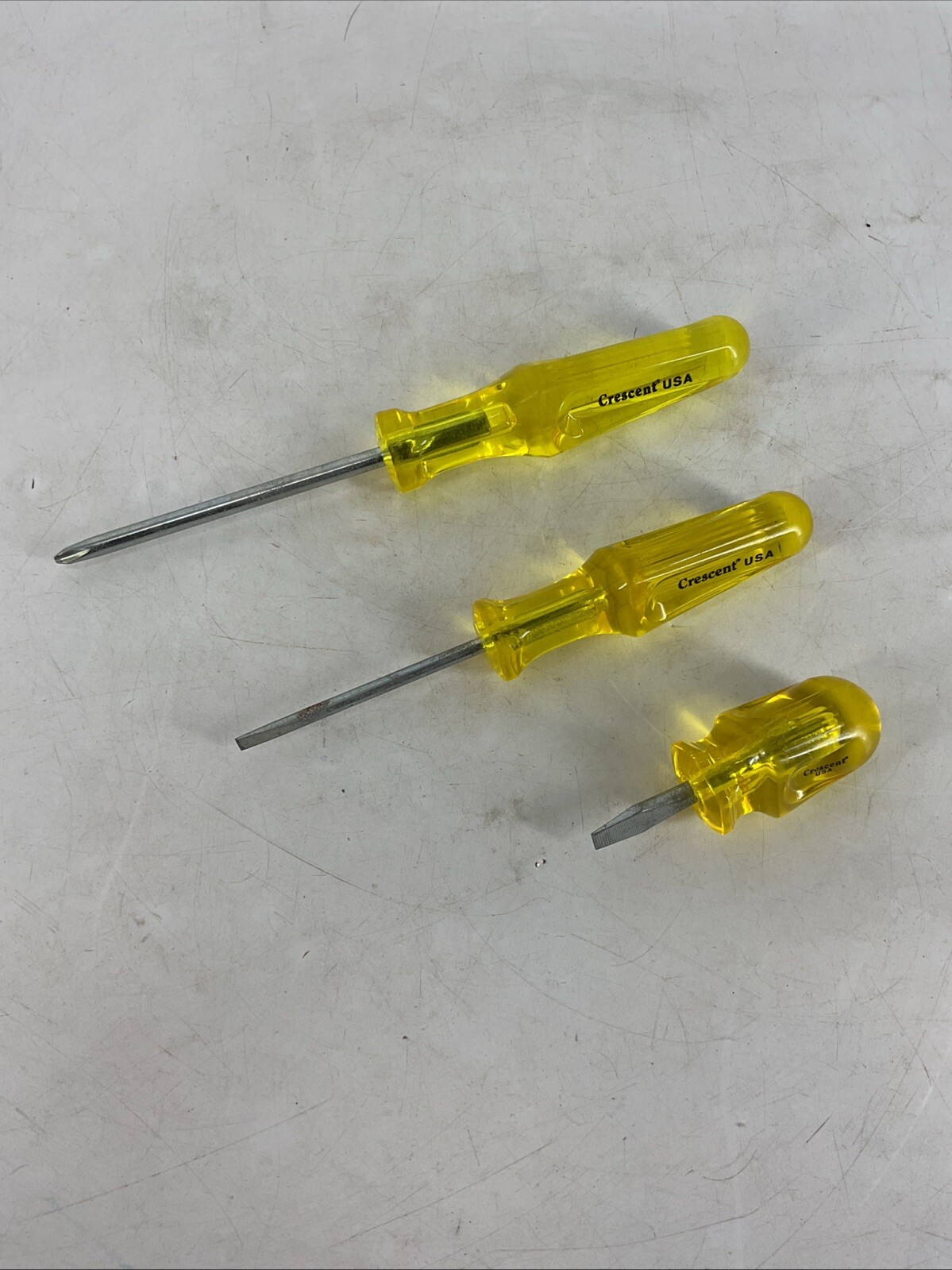3 Pack Crescent Screwdrivers Phillips Flathead