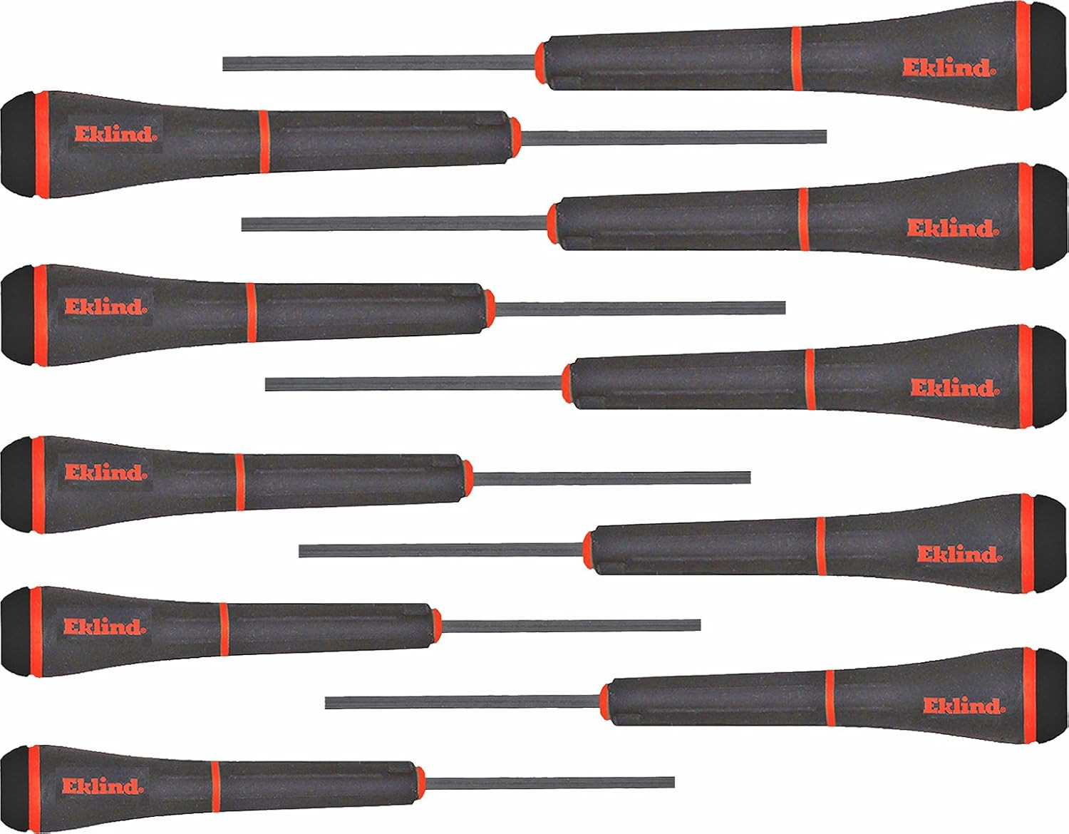 EKLIND 92300 PSD Hex (allen) Precision Screwdriver – 10pc set SAE Inch Sizes .02