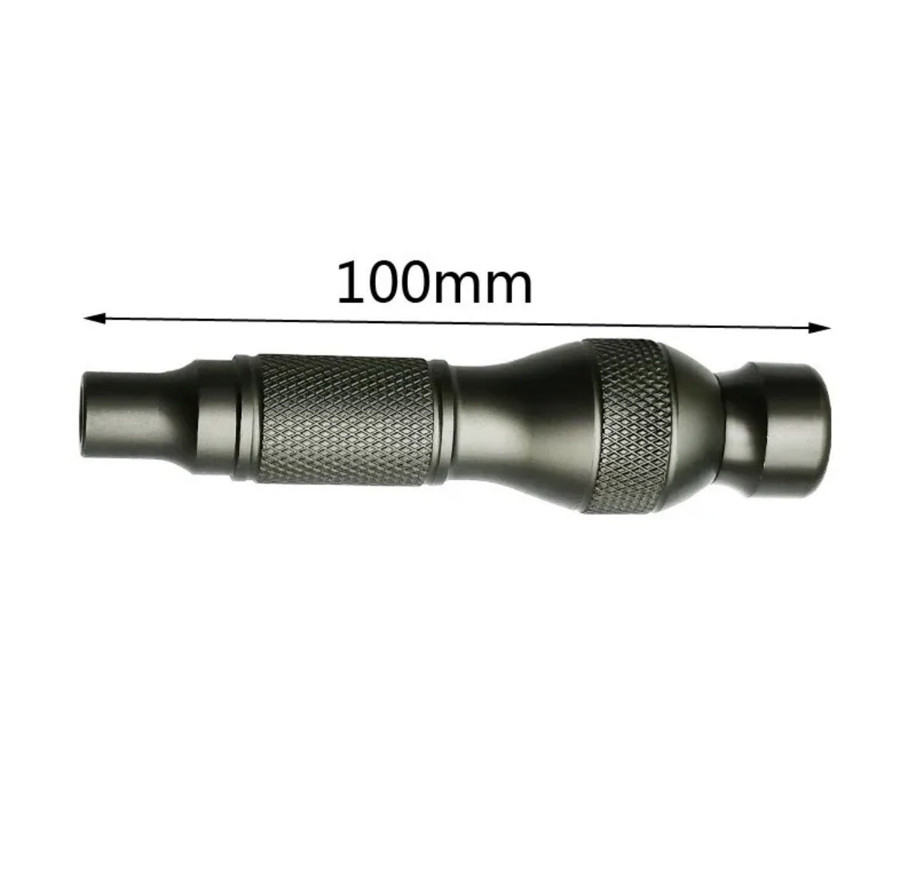 2PC Heavy Duty Metal Grip Hand Tool Mini Handle/Screwdriver 1/4″ Hex Bit Holder