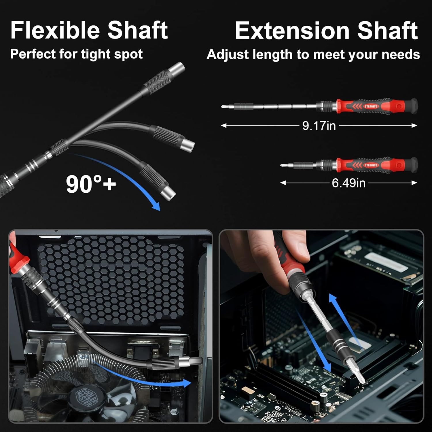 Electric Screwdriver, 144-In-1 Precision Screwdriver Set, 120 Magnetic