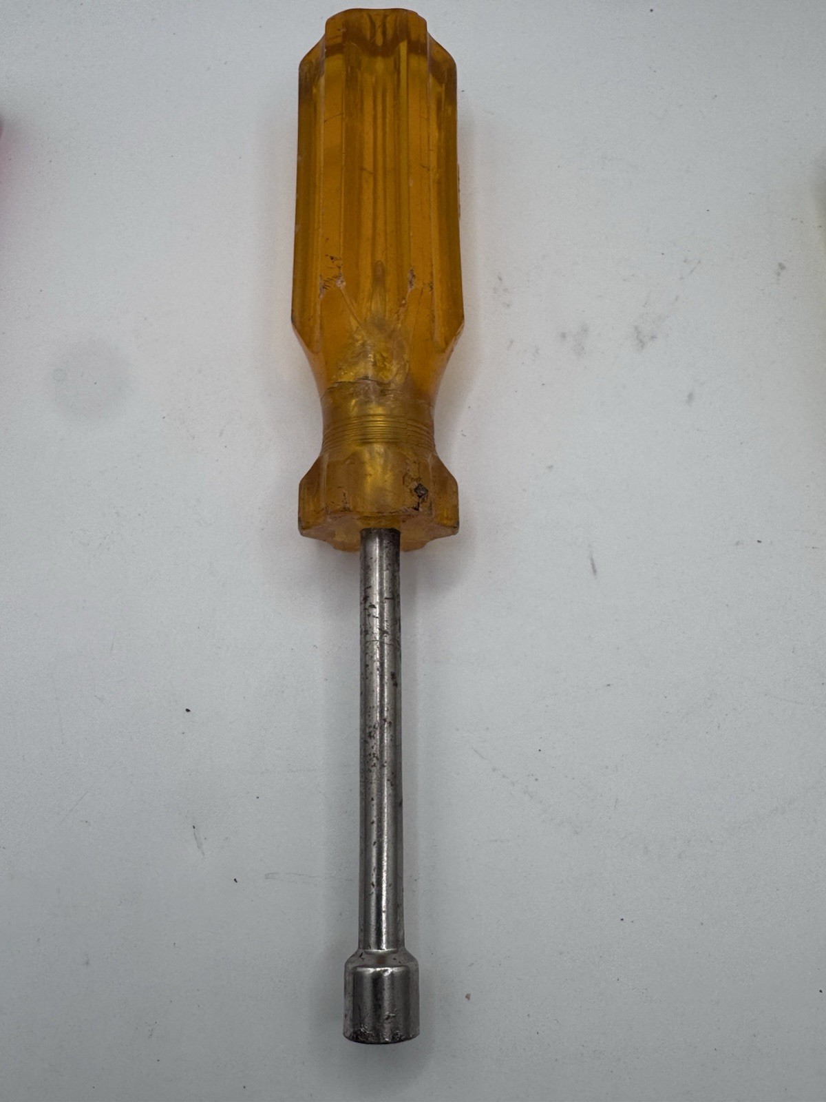 Vintage Taiwan Nut Driver Set 6pc Color Handle Hollow Shaft 1/4-1/2 Inch