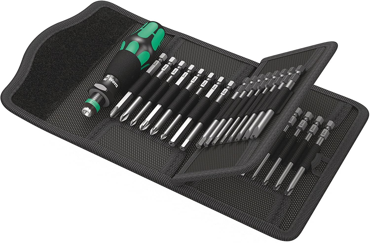 Kraftform Kompakt 62 Bitholding Screwdriver and Pouch Set, 33-Pieces