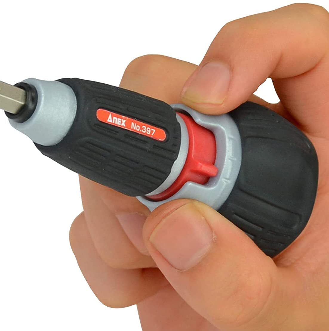 Black Gray Red 72 Ratchet Gears Screwdriver Heavy Duty Magnetic Bit Handle