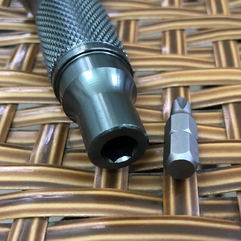1/4” inch Metal Handle Magnetic Bit Holder Screwdriver Nutdriver 6.35mm