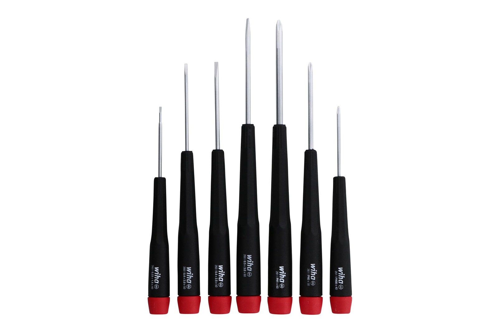 7 Piece Precision Screwdriver Set Slotted Phillips Mini PicoFinish Handles Elect