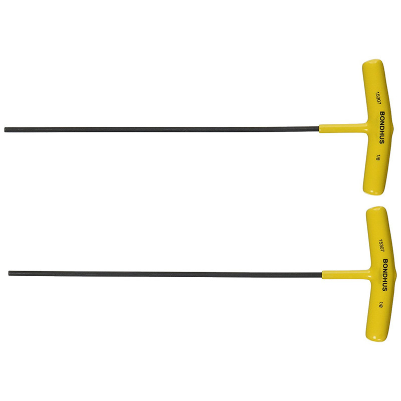 Bondhus 15309 5/32 x 9″ Hex Tip T-Handle with ProGuard Finish, 2 Piece