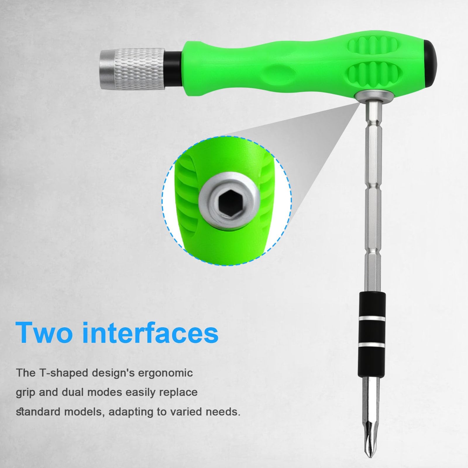 32 in 1 Small Precision Screwdriver Set, Zoikuloi Magnetic Mini Green