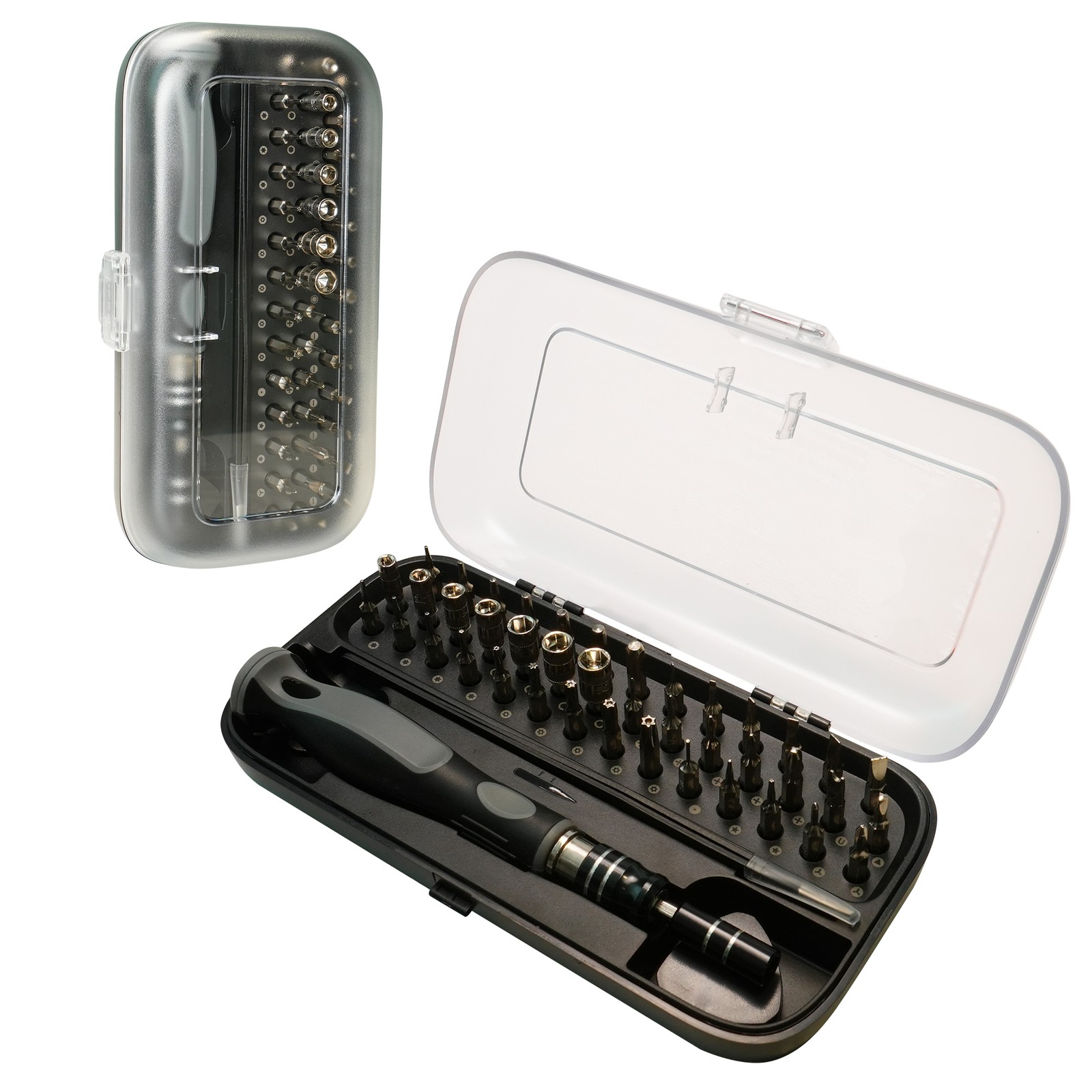 48PCS Pocket Precision Screwdriver Set Magnetic Repair Kit with CRV Bits Case