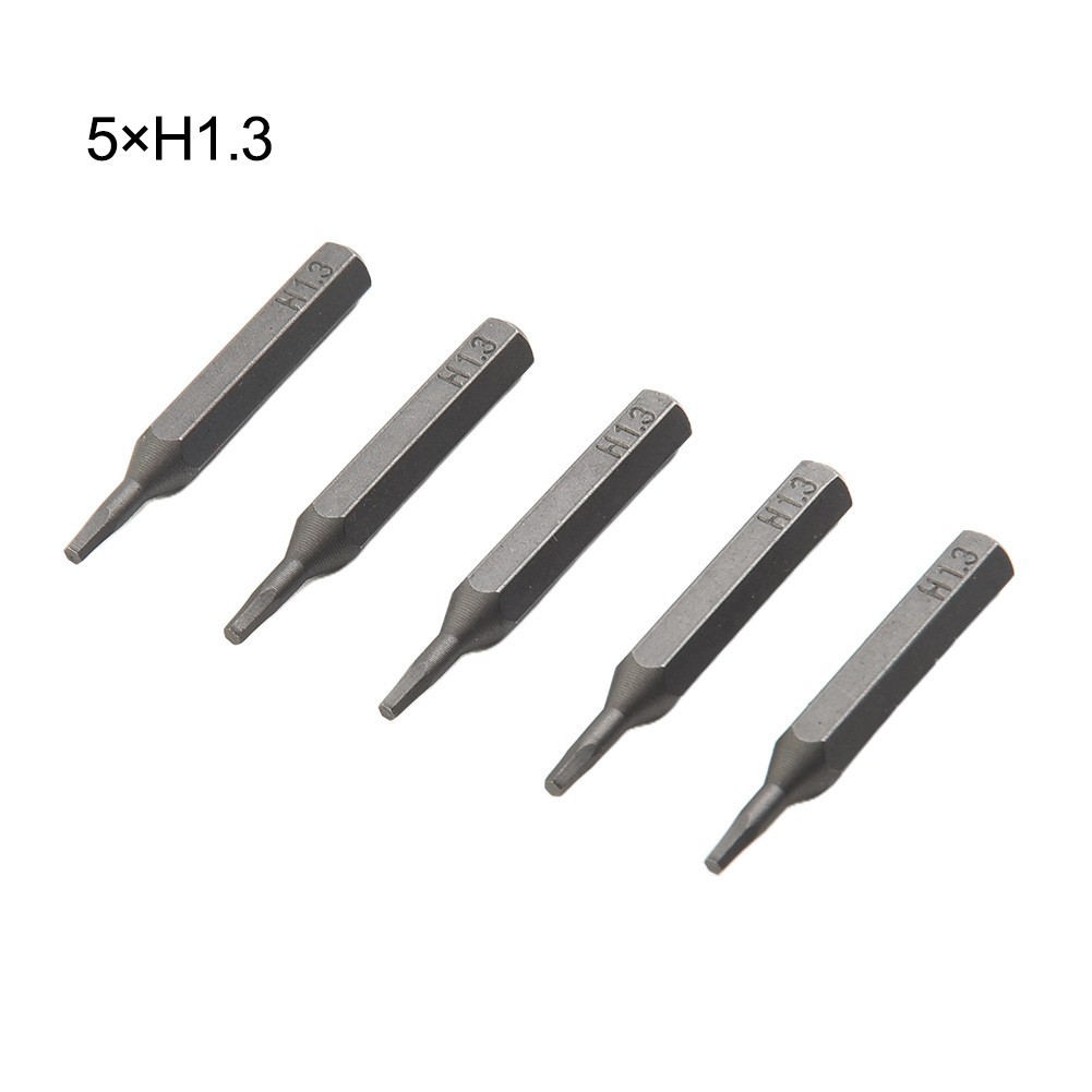 Brand New Screwdriver Bit Hex 5Pcs 28mm Length 4mm Hex Shank Accesssories