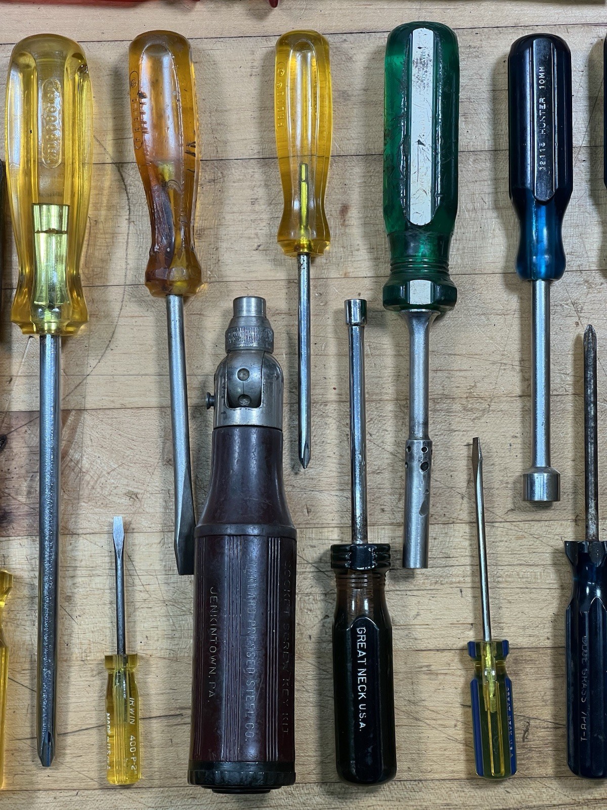 Lot of 100+ Vintage USA Screwdrivers & Nut Drivers – Proto, Kobalt, Xcelite, Etc
