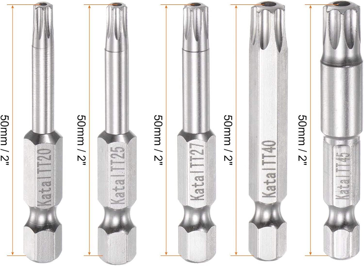 HARFINGTON TT20-TT45 Magnetic Security Star 7 Point Screwdriver Bit One Size