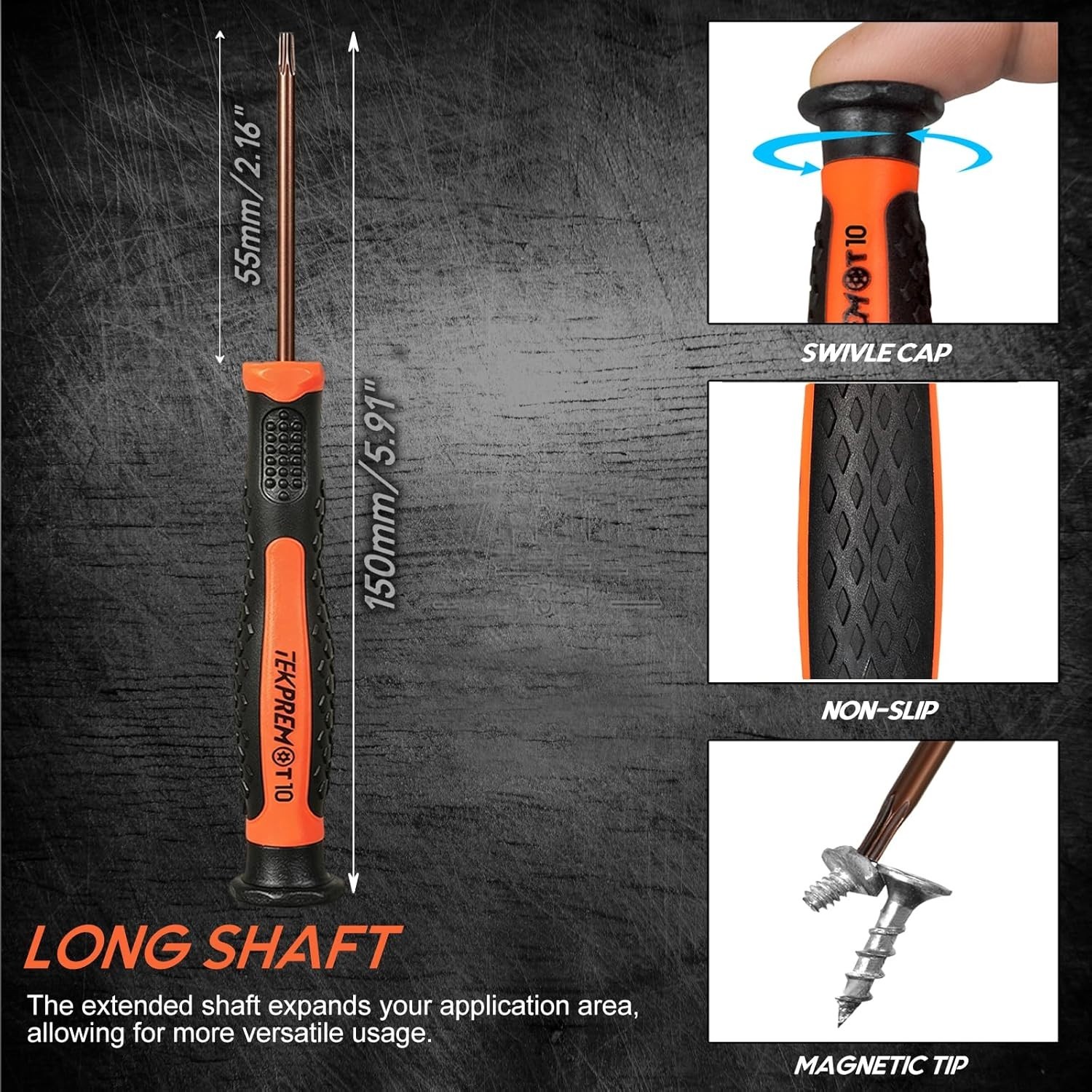 8 in 1 Small Torx Screwdriver Set with T3 T4 T5 T6 T7 T8 T9 T10 Torx Security Bi