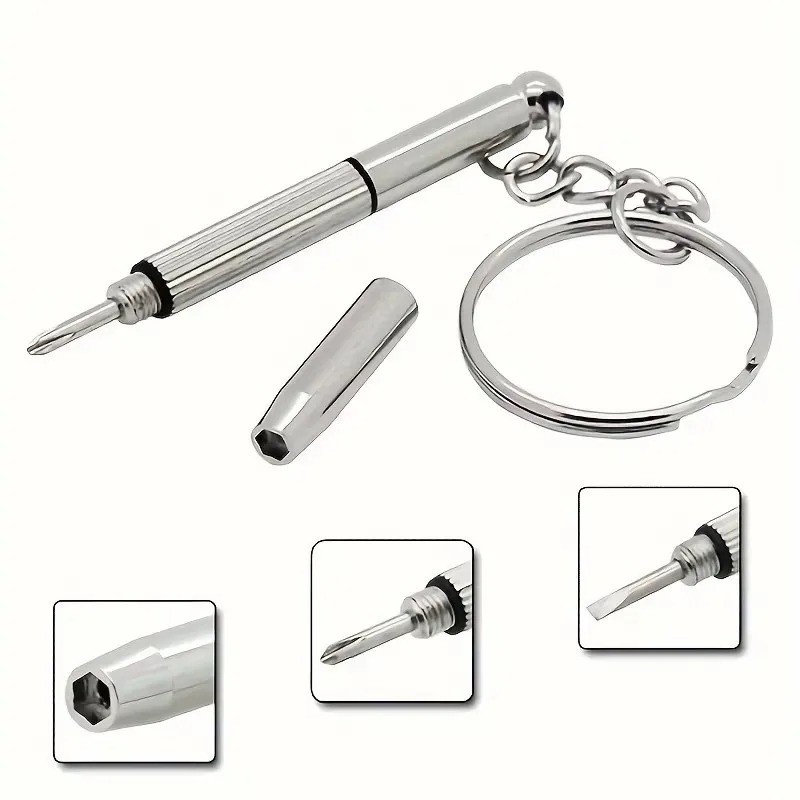 Mini 3-in-1 Glasses Screwdriver Set Spectacle Watch Sunglass Repair Kit