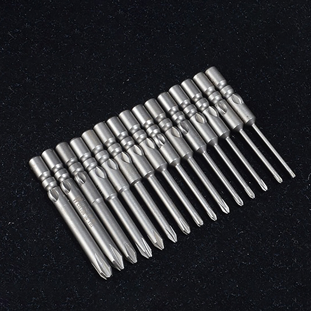 60/100mm Phillips Screwdriver Bits High Torque Insert Driver 4mm Round Shank