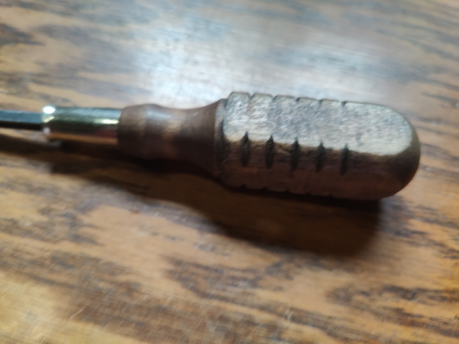 Vintage Mac 8” Flathead Screwdriver Wood Handle