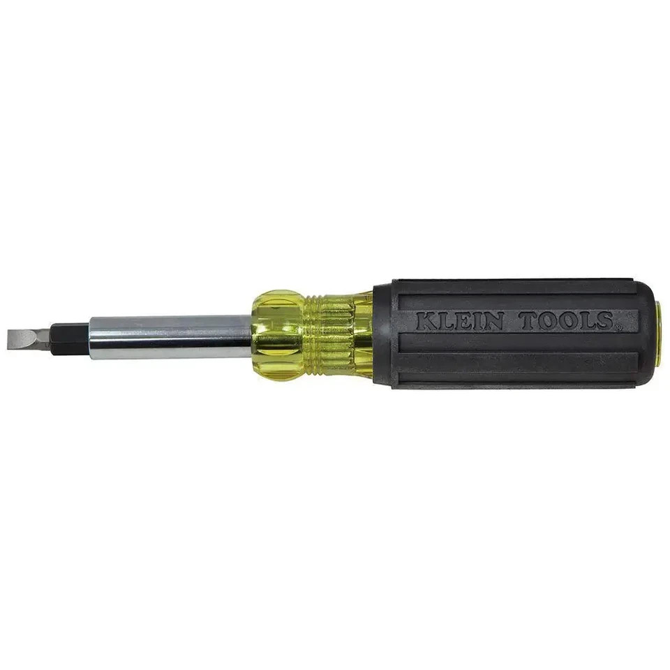 Klein Tools 32557 Multi-Bit Screwdriver / Nut Driver 10-in-1 Heavy Duty