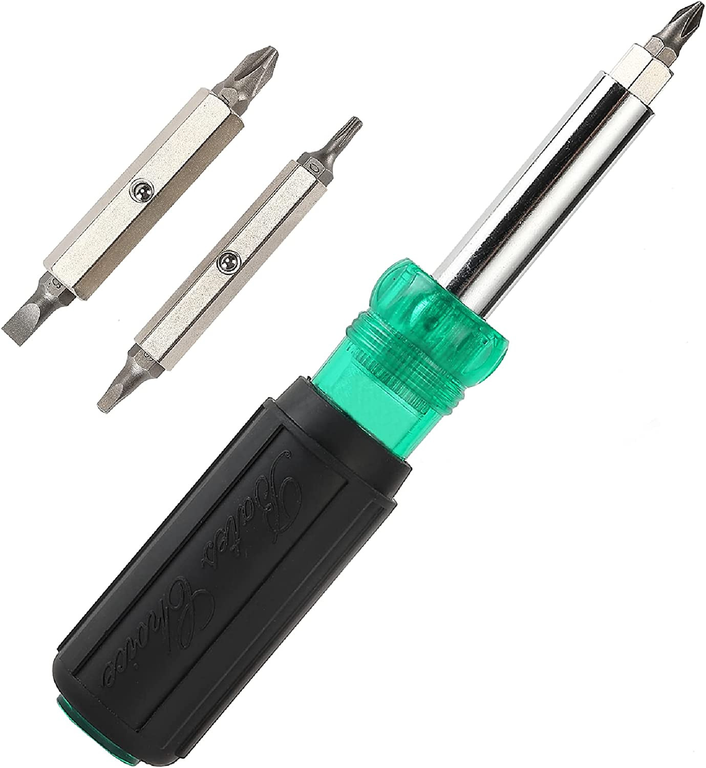 Bates- 11-in-1 Screwdriver/Nut Driver Multi-Bit Screwdriver Multi Screwdriver