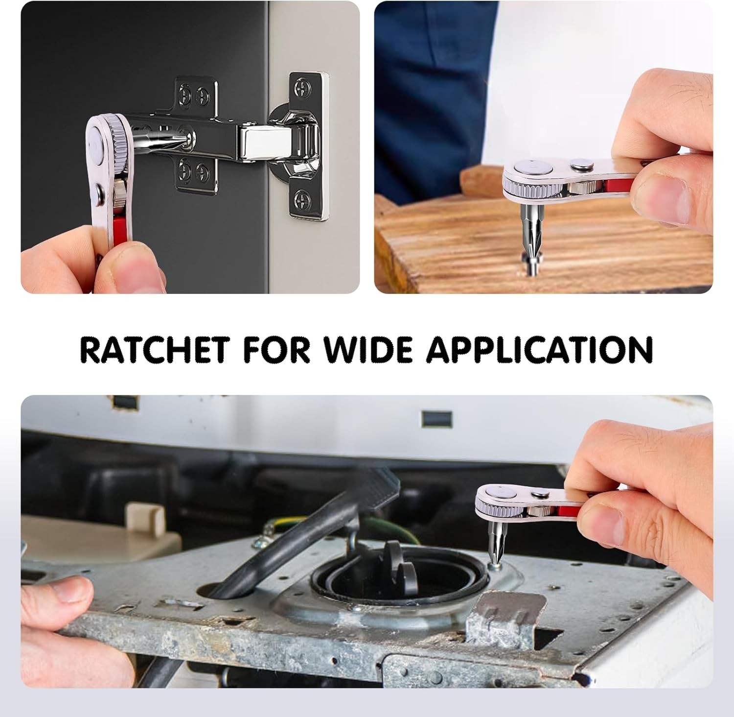 22-in-1 Magnetic Ratchet Screwdriver Set w/Reversible Wrench & Bits | Compact…
