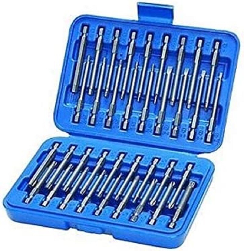 36 Piece Extra Long 3″ Screwdriver Bit Set 1/4 Shank Screwdriver